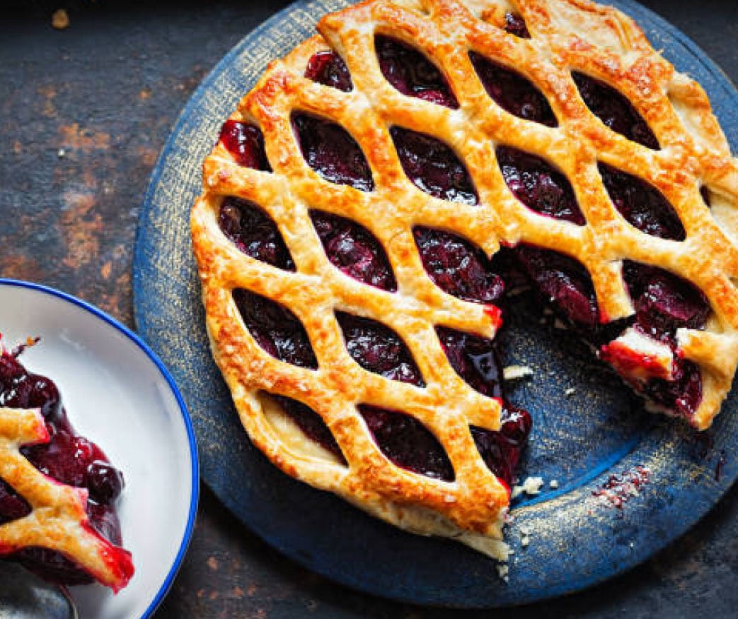 BAKED Cherry Pie