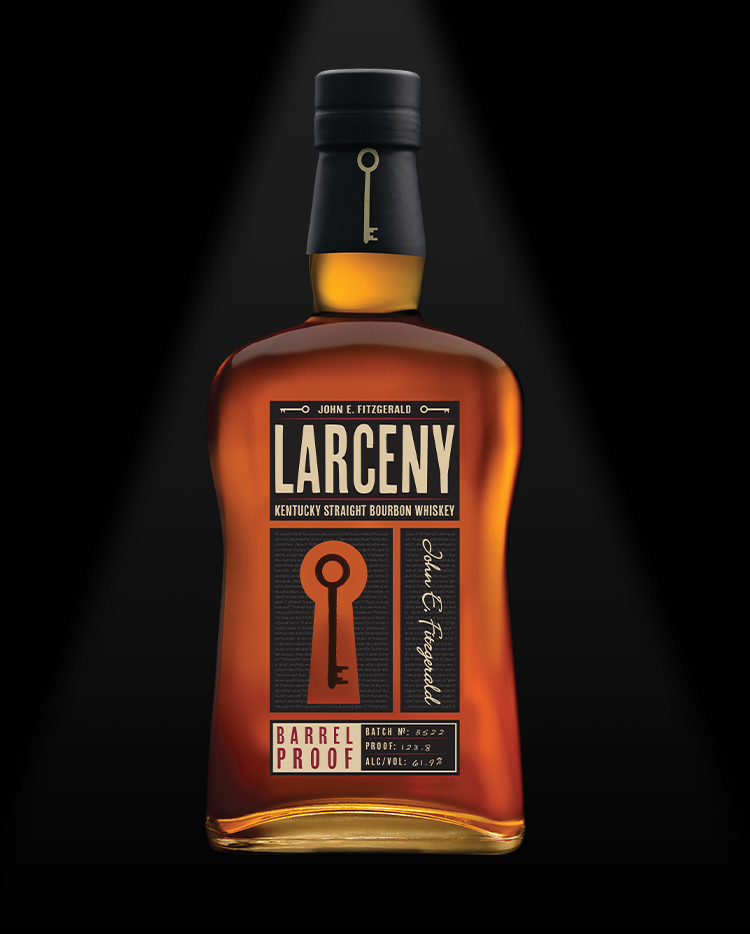 LARCENY Kentucky Bourbon Whiskey Rubber Drain Liquor Bar LARGE 13.5" Mat NEW *** 
